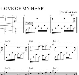 Love Of My Heart (Sheet Music)